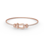 Loco FORCE  HORSESHOE  DIAMOND TENNIS BRACELET
