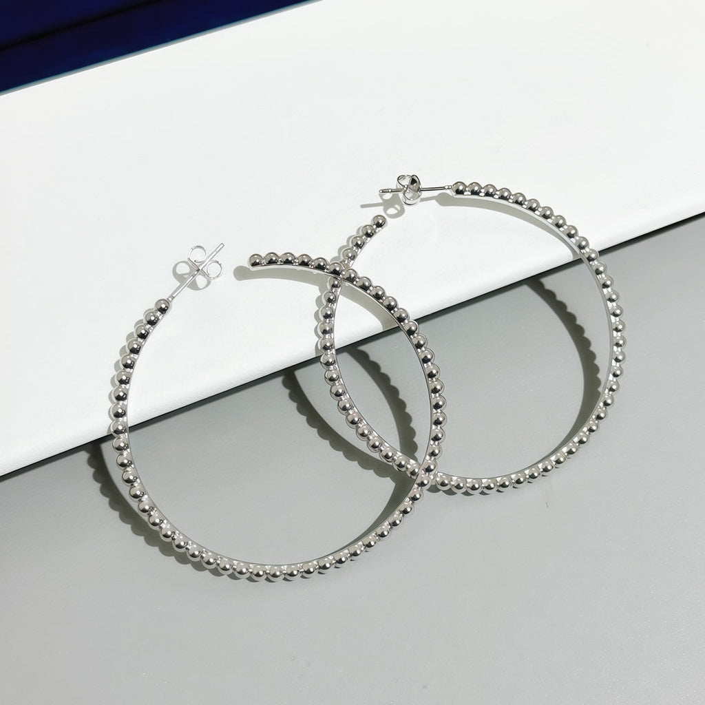 [Loco ]  SMOOTH BEAD STUD EARRINGS