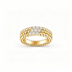[Loco ]  THREE-ROW DIAMOND RING