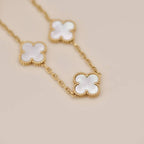 [Loco ]New CLOVER WHITE PEARL MOP 5 MOTIF BRACELET COLLECTION