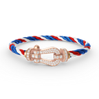 Loco FORCE LARGE HORSESHOE FULL DIAMOND BRACELET ROSE GOLD
