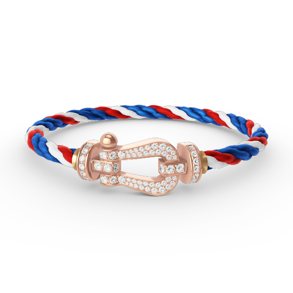Loco FORCE LARGE HORSESHOE FULL DIAMOND BRACELET ROSE GOLD