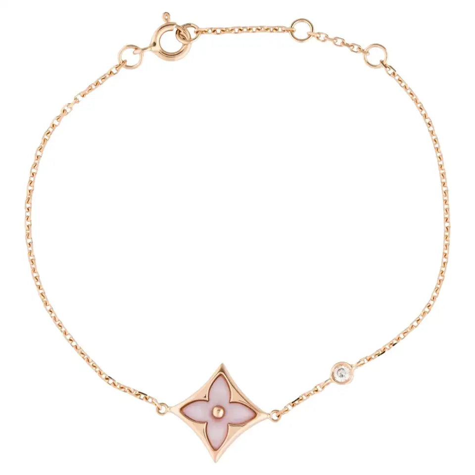 Loco STAR 1 DIAMOND PINK GOLD BRACELET
