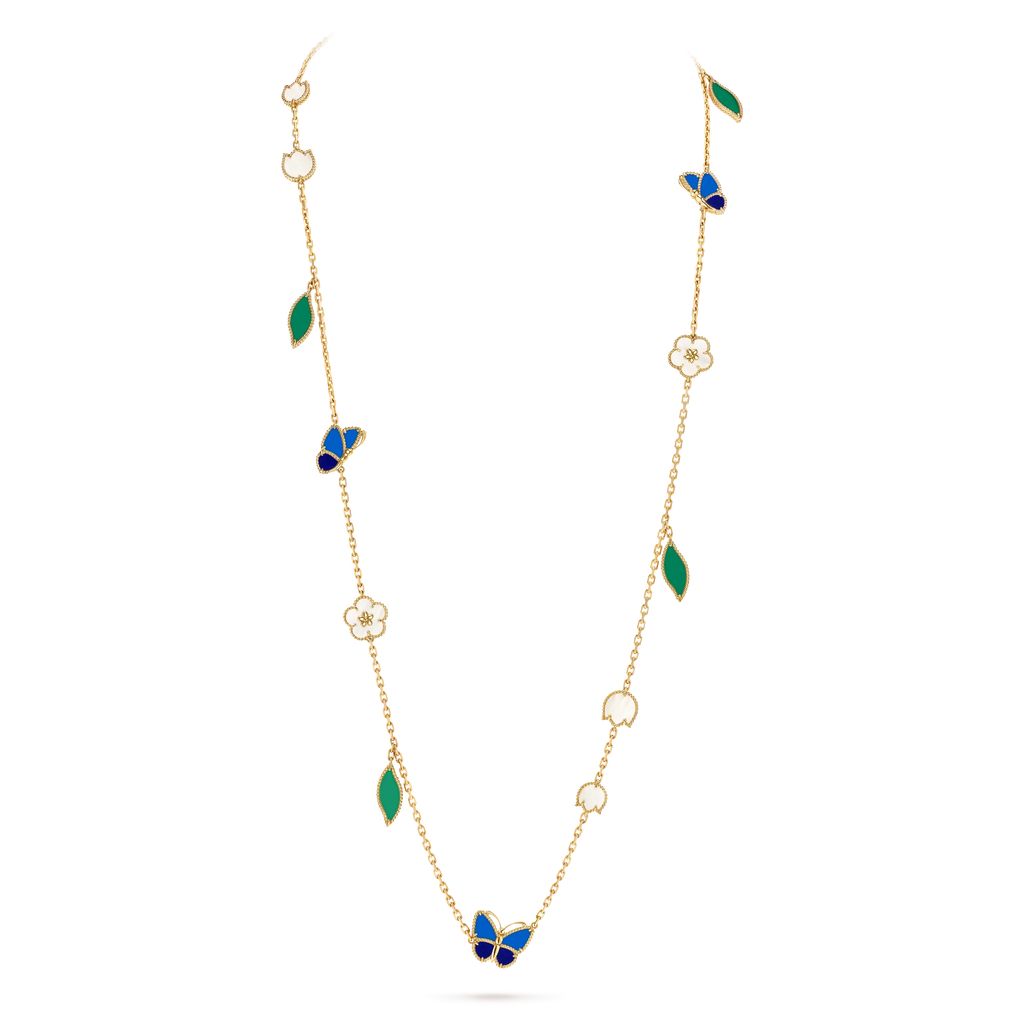 [Loco ] 26 NEW CLOVER 15 MOTIFS LUCKY NECKLACE