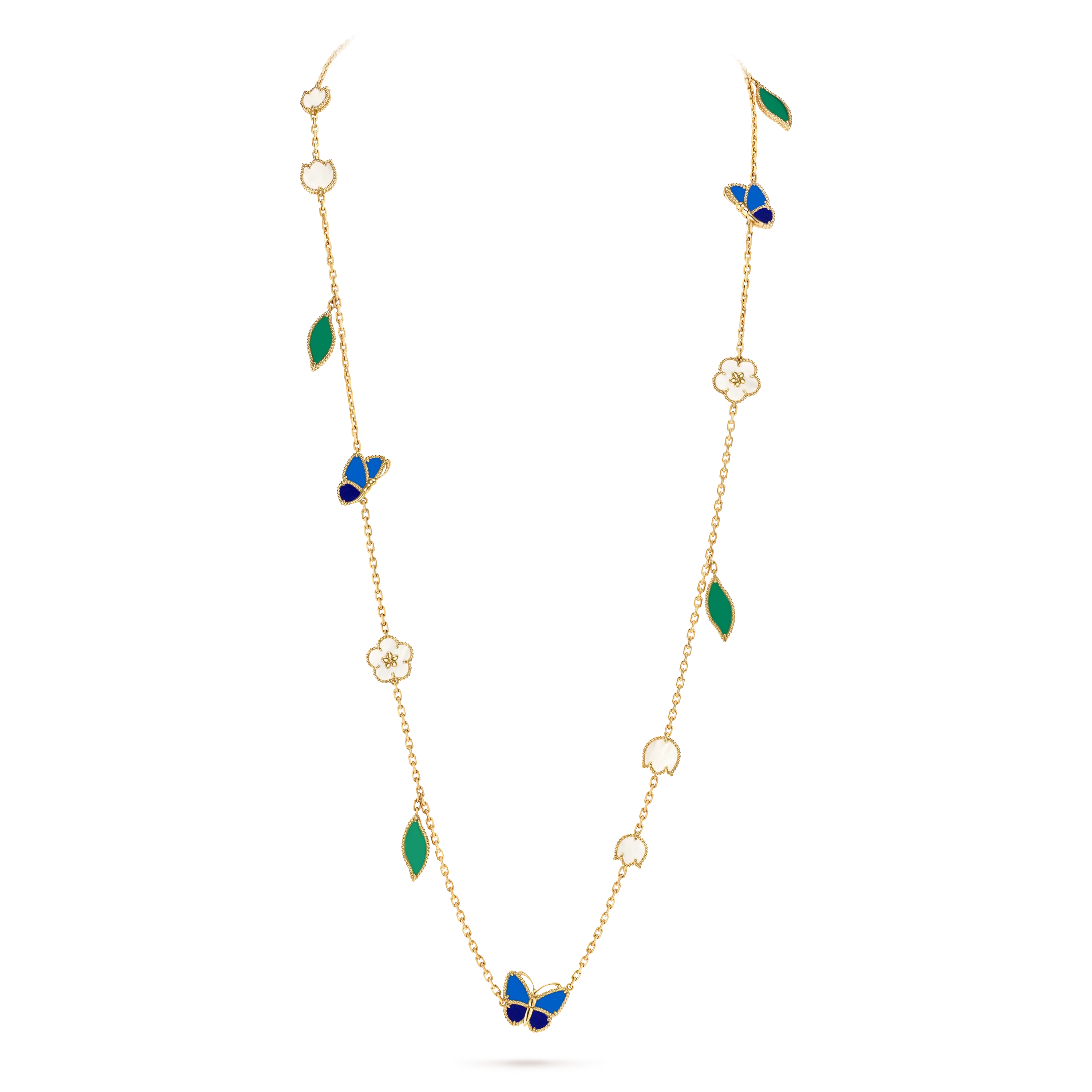 [Loco ] 26 NEW CLOVER 15 MOTIFS LUCKY NECKLACE