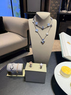 [Loco ] 25 NEW CLOVER 15 MOTIFS PURPLE CHALCEDONY
