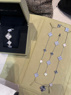 [Loco ] 25 NEW CLOVER 15 MOTIFS PURPLE CHALCEDONY