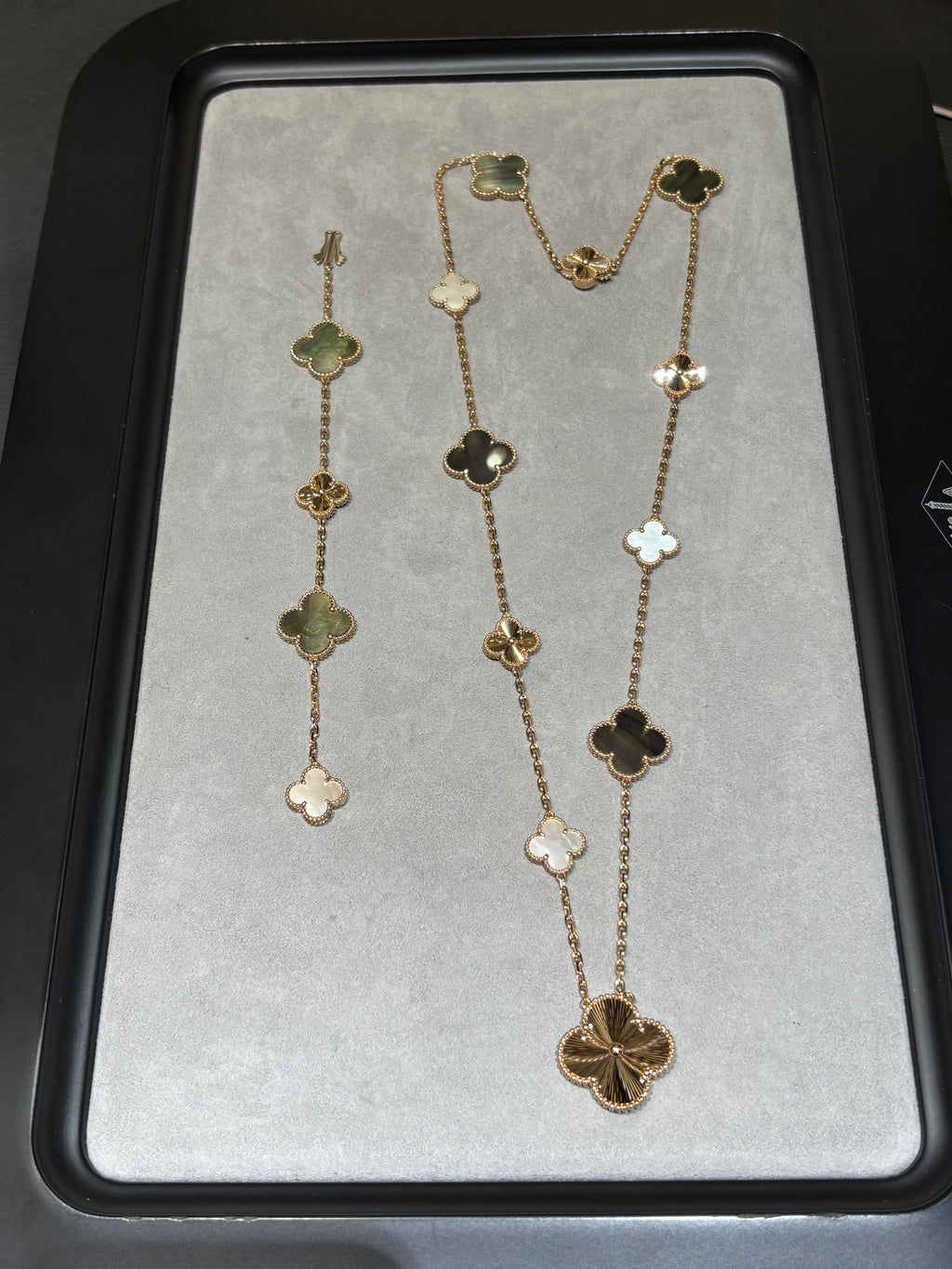 [Loco ] 25 NEW CLOVER 15 MOTIFS GRAY MOTHER-OF-PEARL