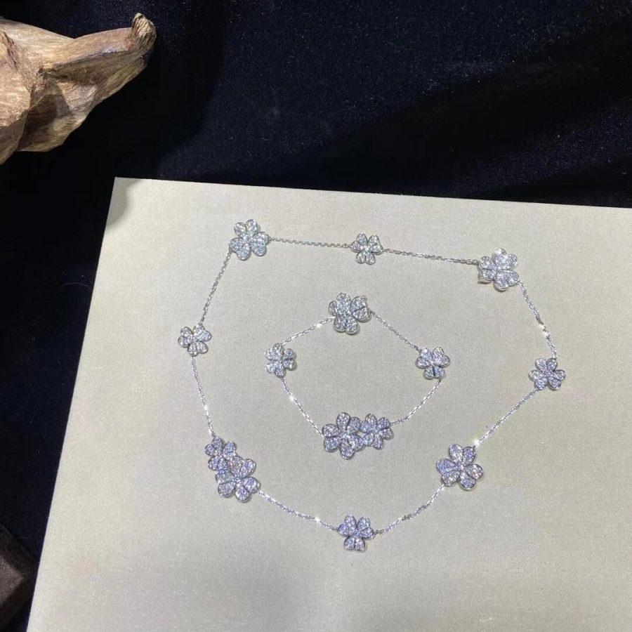 Loco FRIVOLE SILVER 5 FLOWERS BRACELET