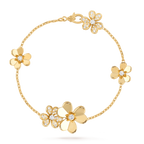 Loco FRIVOLE GOLD 5 FLOWERS BRACELET