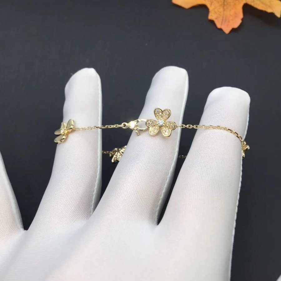 Loco FRIVOLE GOLD 5 FLOWERS BRACELET