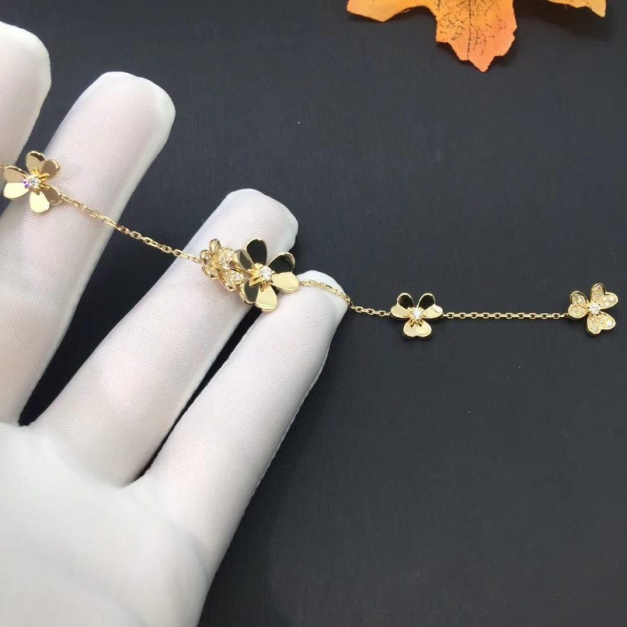 Loco FRIVOLE GOLD 5 FLOWERS BRACELET