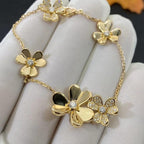 Loco FRIVOLE GOLD 5 FLOWERS BRACELET