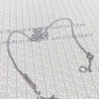Loco FRIVOLE SILVER FLOWER DIAMOND BRACELET