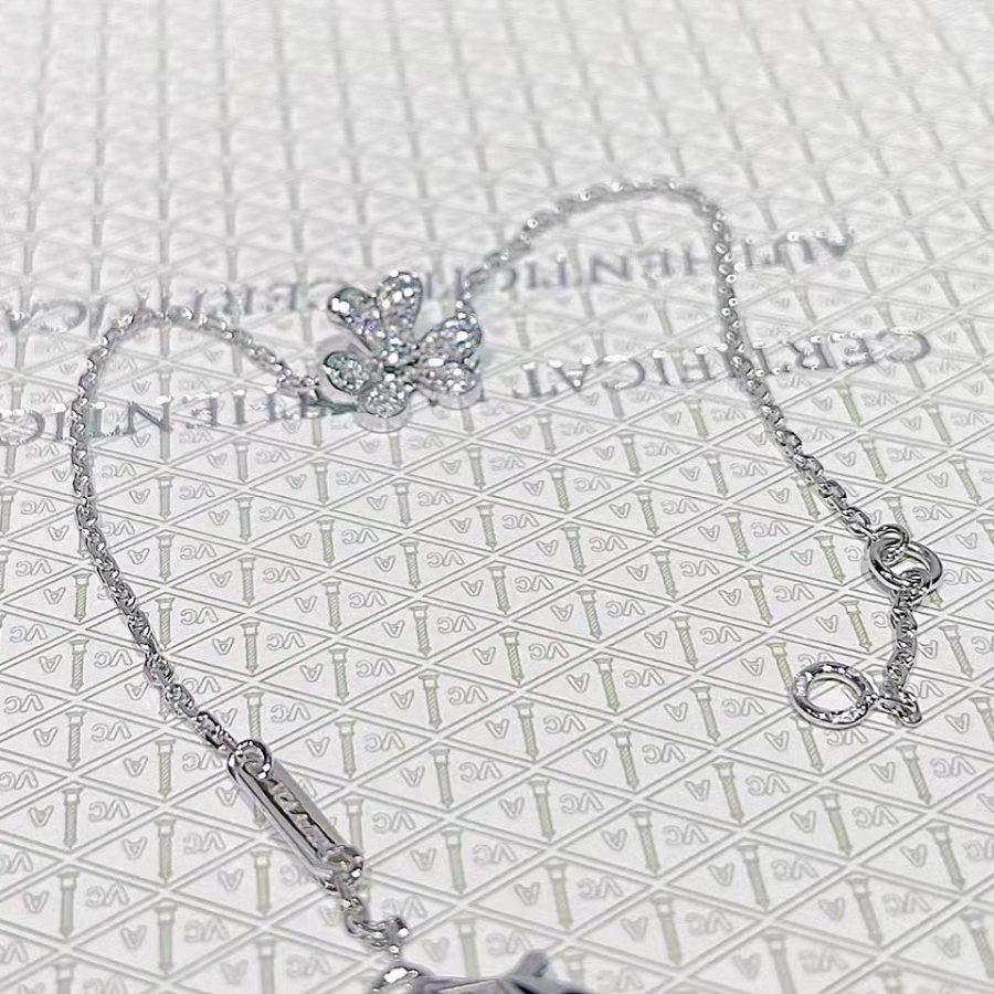 Loco FRIVOLE SILVER FLOWER DIAMOND BRACELET