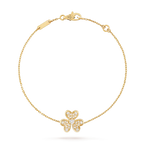 Loco FRIVOLE GOLD FLOWER DIAMOND BRACELET
