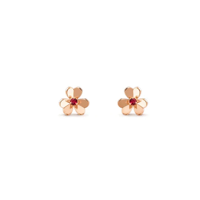 Loco FRIVOLE  FLOWER PINK EARRINGS