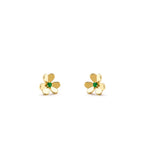 Loco FRIVOLE  FLOWER MALACHITE EARRINGS