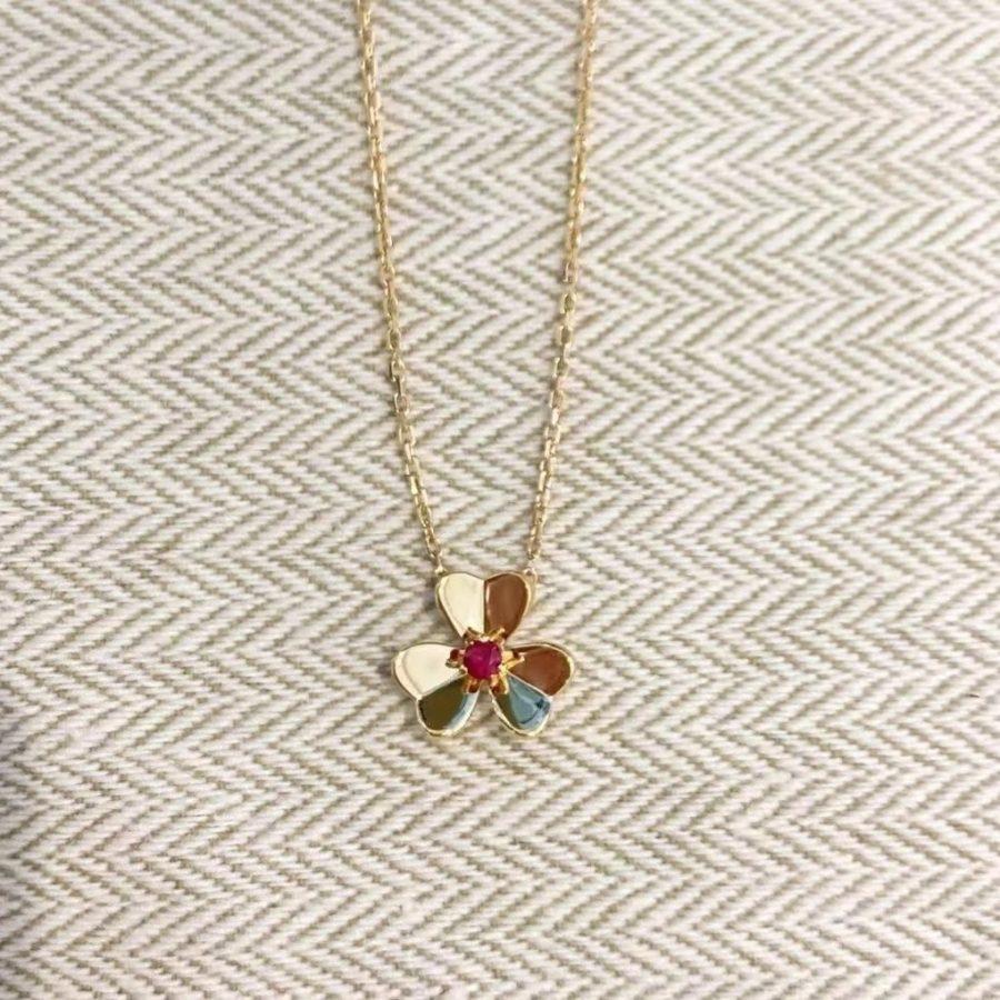 Loco FRIVOLE GOLD FLOWER NECKLACE
