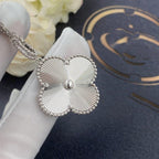 Loco CLOVER 25MM SILVER BIG CLOVER NECKLACE