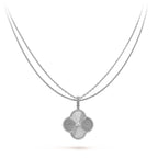 Loco CLOVER 25MM SILVER BIG CLOVER NECKLACE