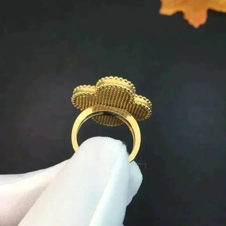 Loco CLOVER MALACHITE RING