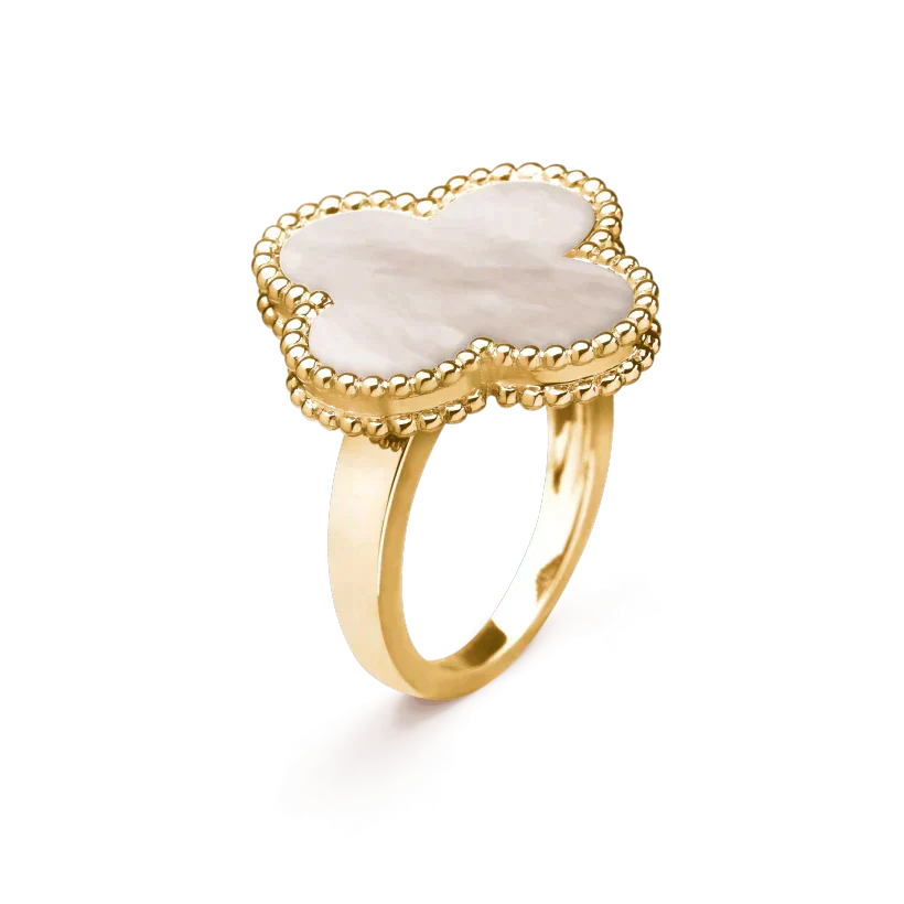 Loco CLOVER WHITE MOP RING