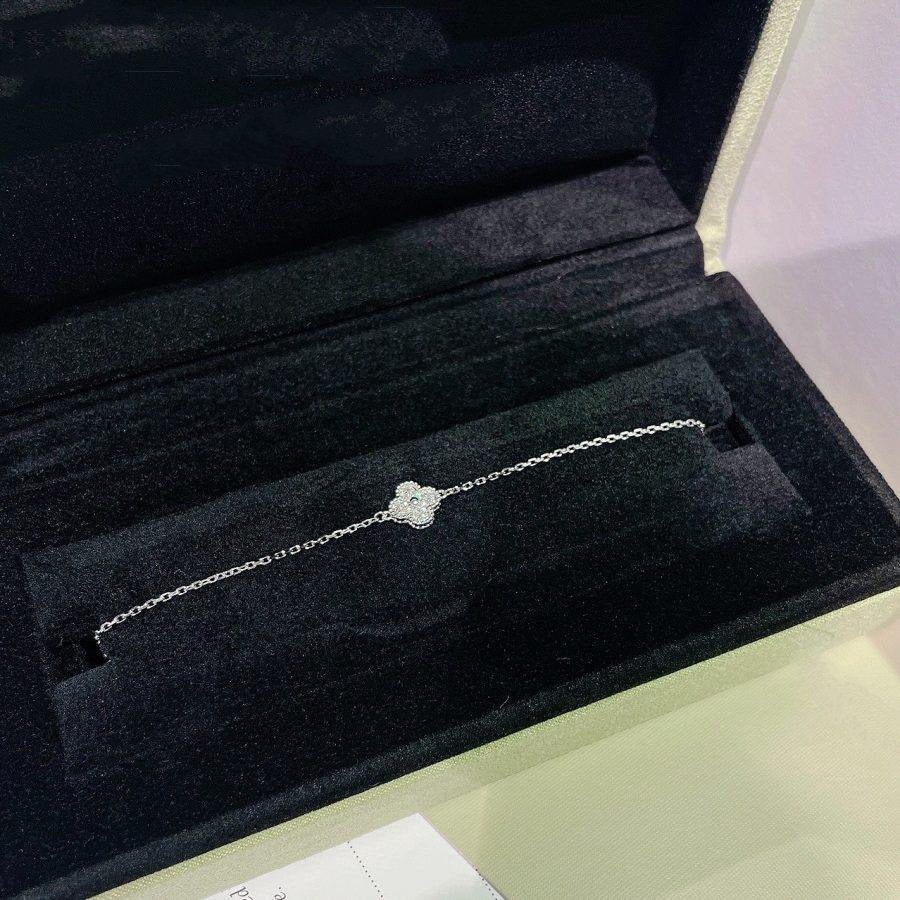 Loco CLOVER  SINGLE FLOWER BRACELET SILVER