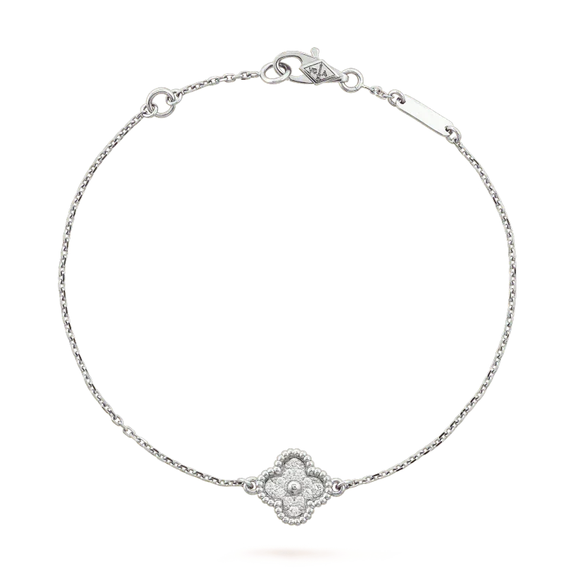 Loco CLOVER  SINGLE FLOWER BRACELET SILVER