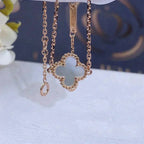Loco CLOVER WHITE MOP SINGLE FLOWER BRACELET