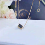 Loco CLOVER ONYX SINGLE FLOWER BRACELET