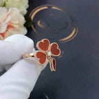 Loco SWEET CLOVER CARNELIAN RING