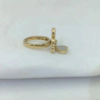 Loco SWEET CLOVER WHITE MOP RING