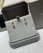 [Loco jewelrys]MOVE UNO SMALL 1 DIAMOND EARRINGS