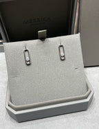 [Loco jewelrys]MOVE UNO SMALL 1 DIAMOND EARRINGS