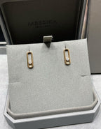 [Loco jewelrys]MOVE UNO SMALL 1 DIAMOND EARRINGS