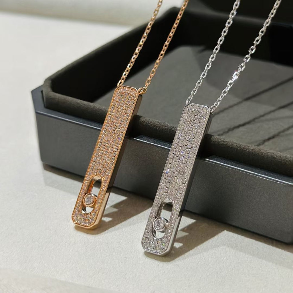 [Loco jewelrys]MY FIRST DIAMOND PAVED NECKLACE