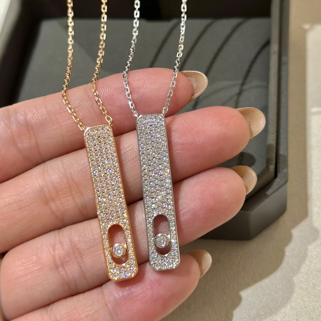 [Loco jewelrys]MY FIRST DIAMOND PAVED NECKLACE