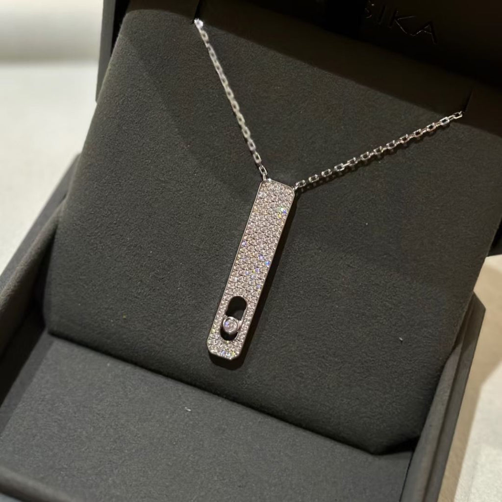 [Loco jewelrys]MY FIRST DIAMOND PAVED NECKLACE