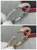Loco PANTHERE FULL DIAMOND OPEN BRACELET