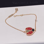 Loco LUCKY SPRING 1 MOTIF PINK GOLD BRACELET