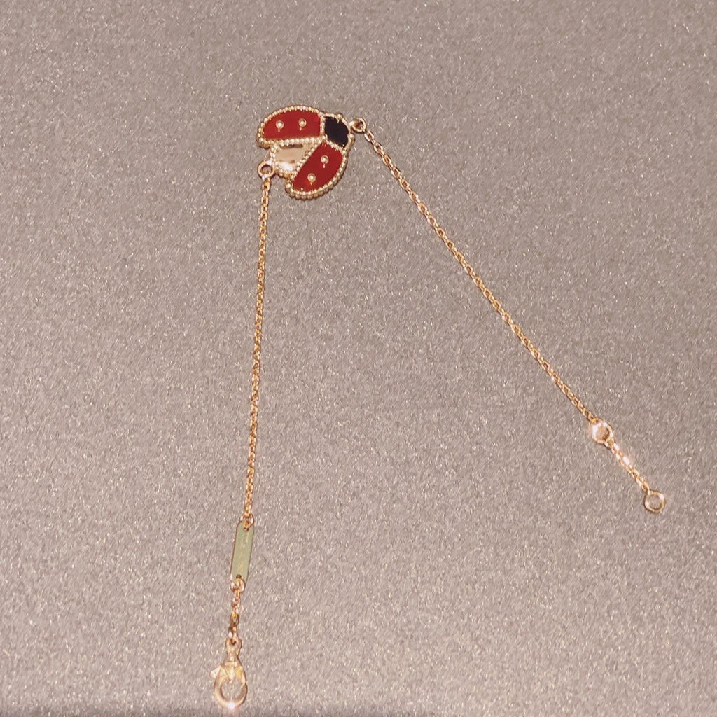 Loco LUCKY SPRING 1 MOTIF PINK GOLD BRACELET