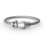 Loco FORCE LARGE HORSESHOE NO DIAMOND BRACELET SILVER