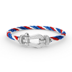 Loco FORCE LARGE HORSESHOE FULL DIAMOND BRACELET SILVER
