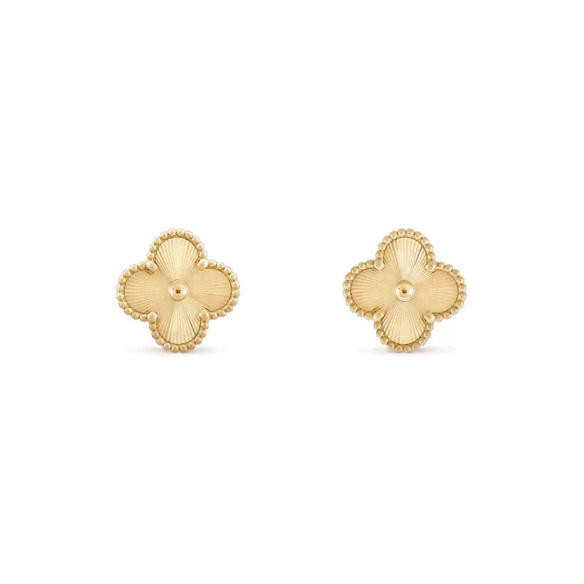 Loco CLOVER MEDIUM 1 MOTIFS LASER EARRINGS