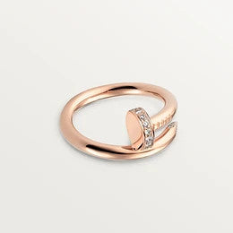 Loco JUSTE RING 2.65MM PINK GOLD DIAMOND