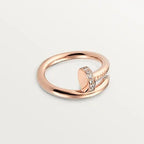 Loco JUSTE RING 2.65MM PINK GOLD DIAMOND