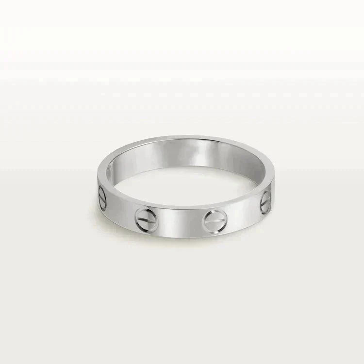 Loco LOVE RING 4MM 1 DIAMOND SILVER