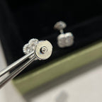 Loco CLOVER MINI DIAMOND STUD EARRINGS