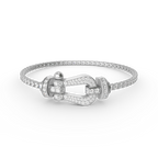 Loco FORCE  LARGE HORSESHOE FULL DIAMOND TENNIS BRACELET